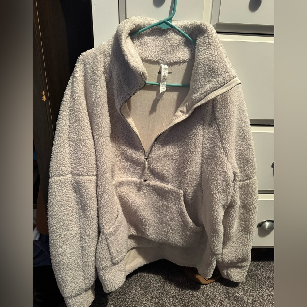 Lululemon Athletica Cream Sherpa Jacket